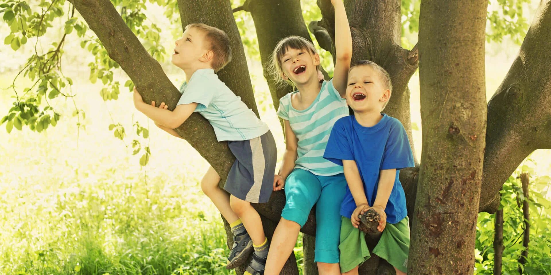 While children play