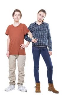 My sister is standing