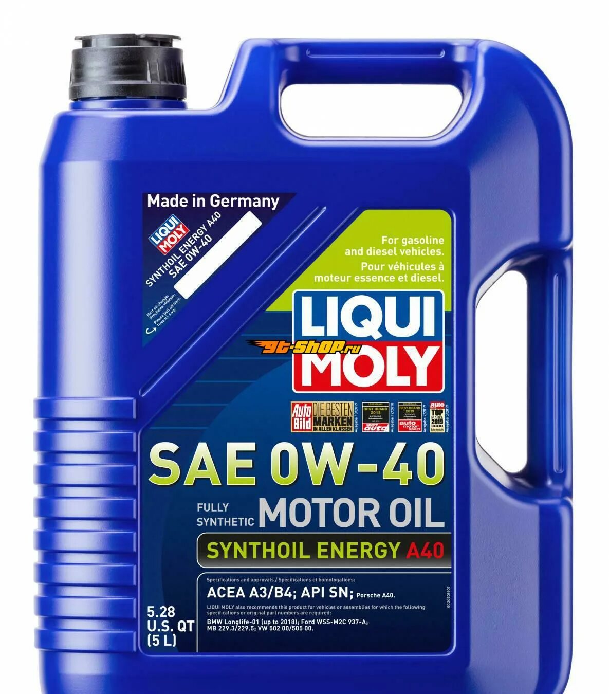 Ликви ком. Liqui Moly Synthoil Race Tech gt1 10w-60 1 л. Liqui Moly p001120.