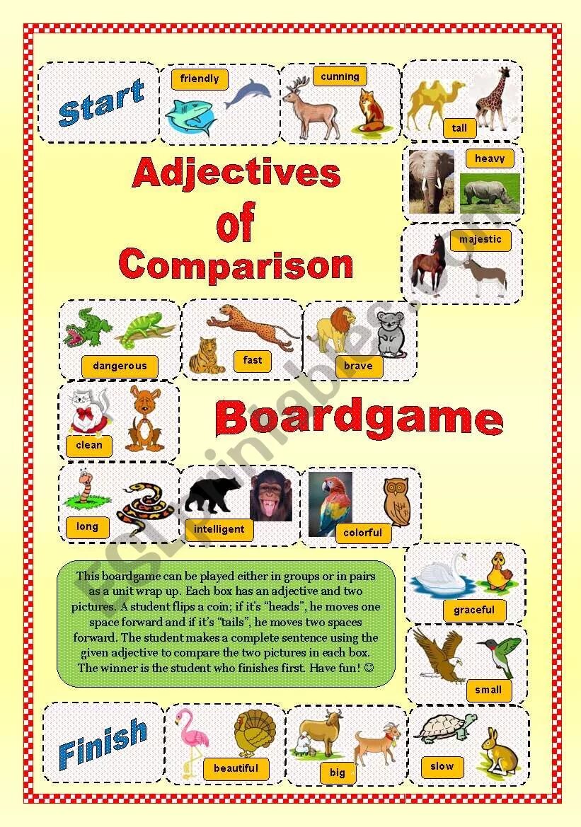 Degrees of comparison games. Comparatives board game. adjectives игры. comparison of adjectives board game. adjectives board game.