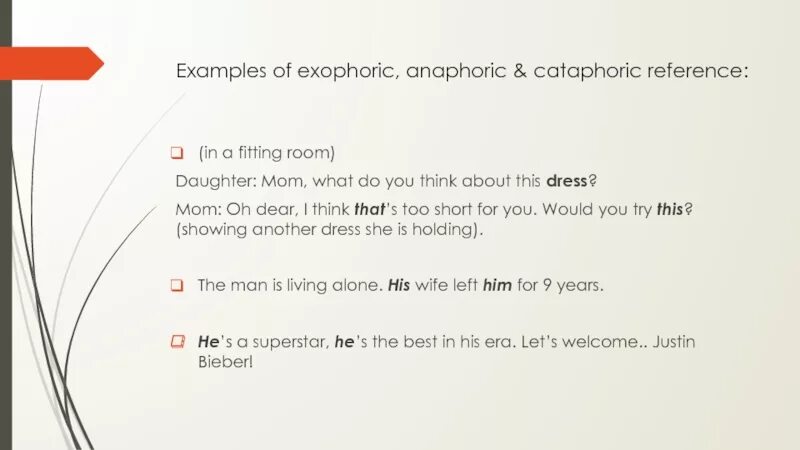 Exophoric reference. Anaphoric cataphoric exophoric references. Cataphoric reference. Cataphoric reference examples. Reference example