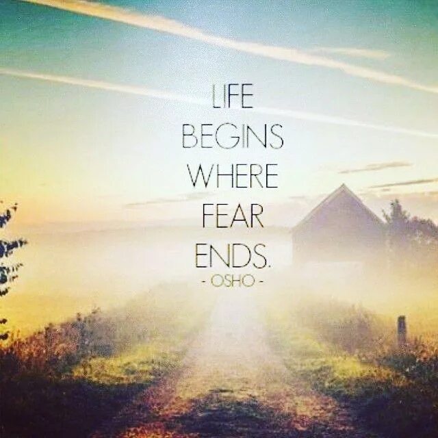 Where are you begin. Life begins where fear ends заставка. life begins where you fall.