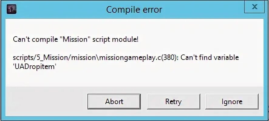 Can t find variable. DAYZ ошибка. Ошибка сервера дейз. Ошибка compile Error DAYZ. Ошибка DAYZ can't compile World script Module.