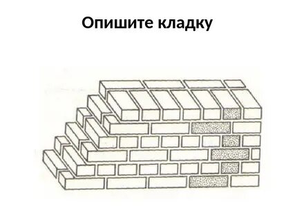 Каменная кладка схема