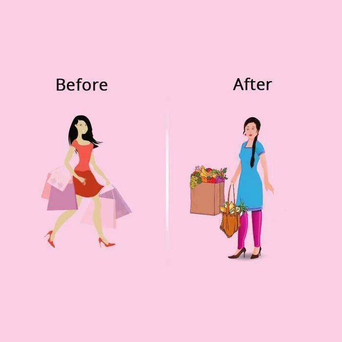 Before marriage after marriage. Married before after. Before after posters. Before marriage after marriage fat. Change post