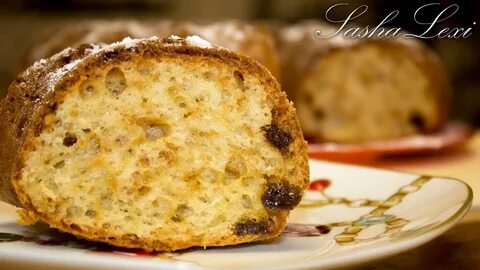 Нежный творожный кекс с изюмом
