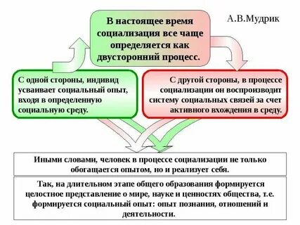 Сознательная социализация это