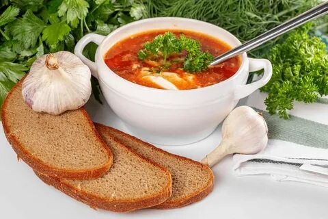 Чесночный борщ