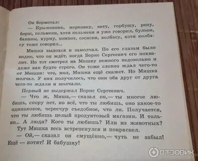 Что любит мишка отзыв