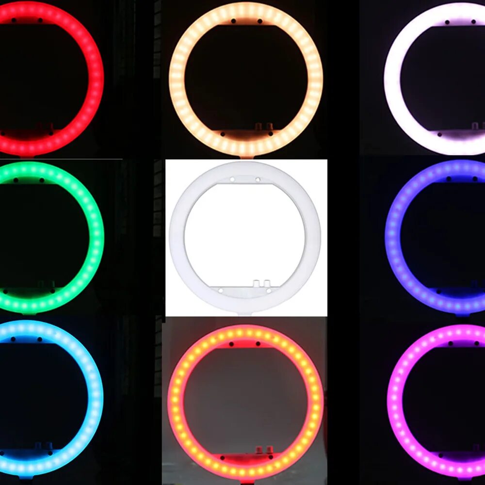 Rgb led rl 13rgb. Led lamp color кольцевая лампа. селфи кольцо 36cm 14" rl-14rgb. кольцевая лампа rgb 26см. цвета кольцевой лампы.