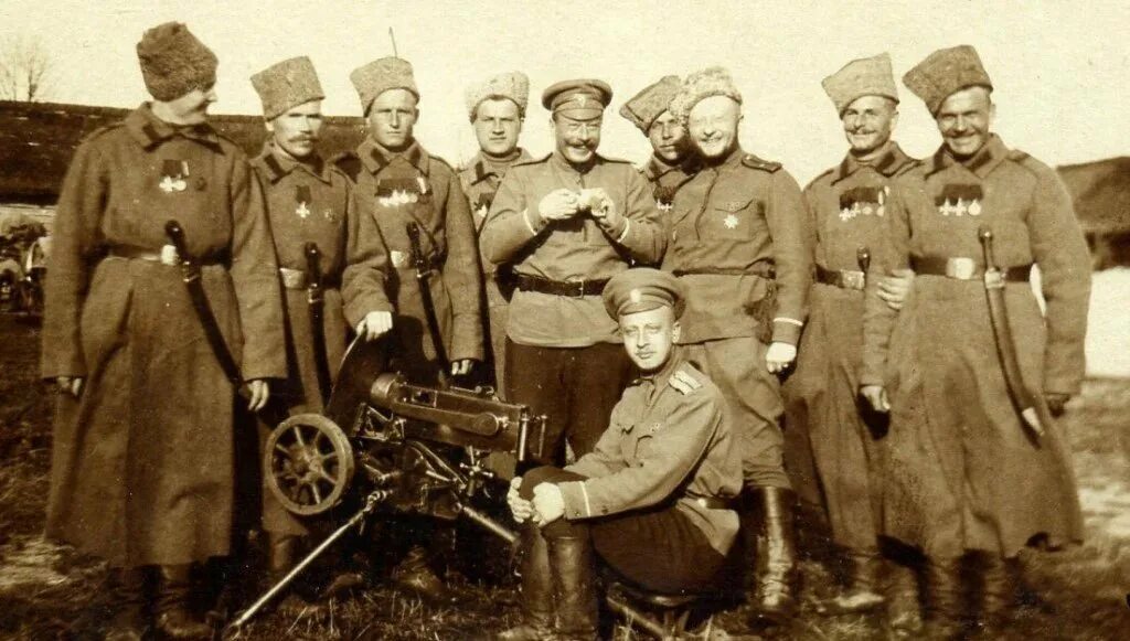 Казаки участники первой мировой войны. Георгиевские кавалеры 1914-1918.