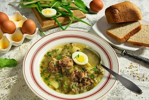 Щавелевый суп с яйцом рецепт без мяса