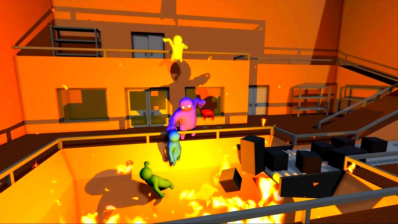 Игры нужный этаж. Gang Beasts Nintendo Switch. Игра gang Beasts на ps4. Ганг Бист 2 игра. Gang Beasts 0.1.5.