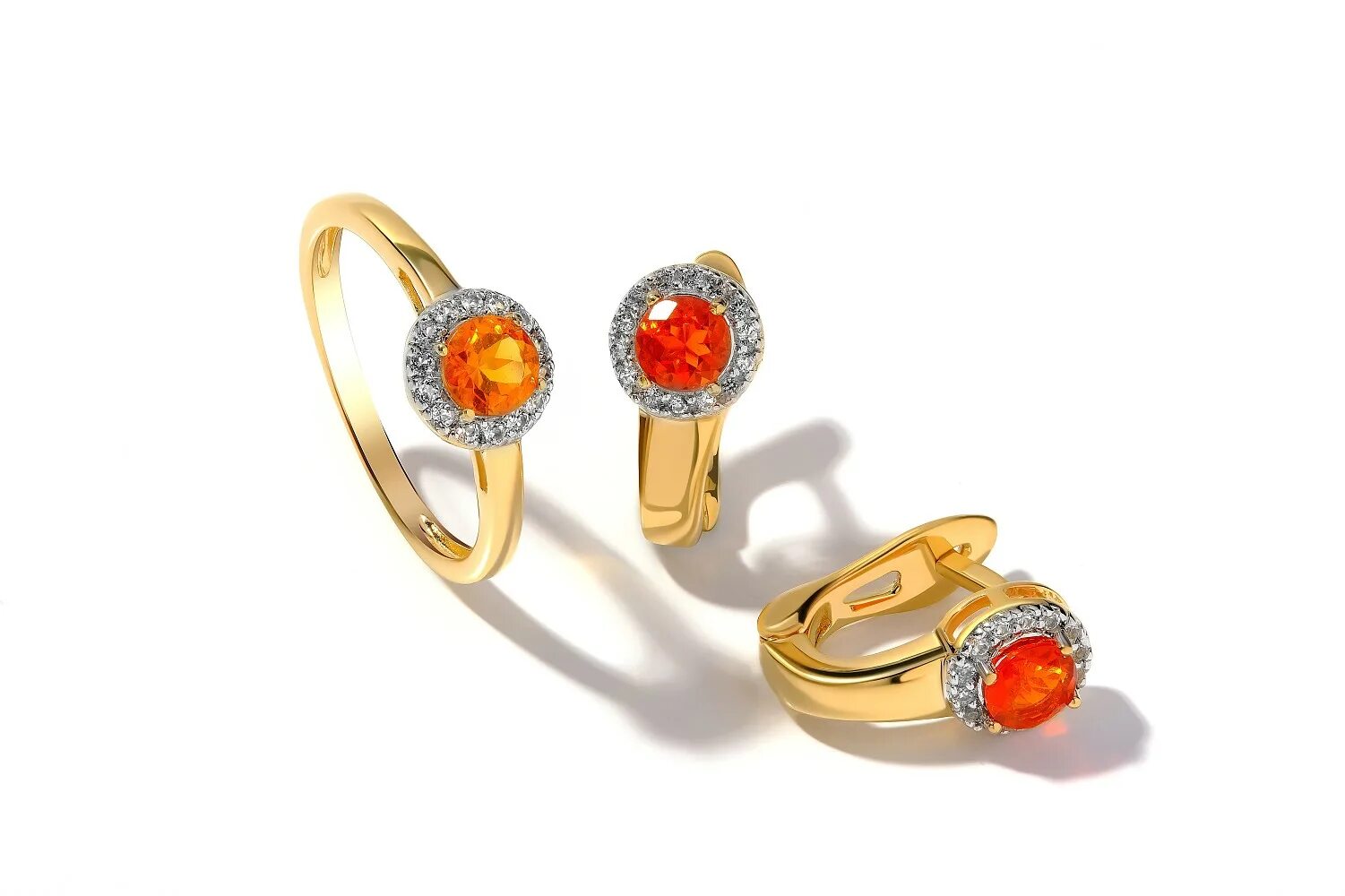 Позолоченные серьги кольца. 413283530. Золотые серьги комплект. Серебряные украшения в позолоте. Ювелирочка позолота каталог.