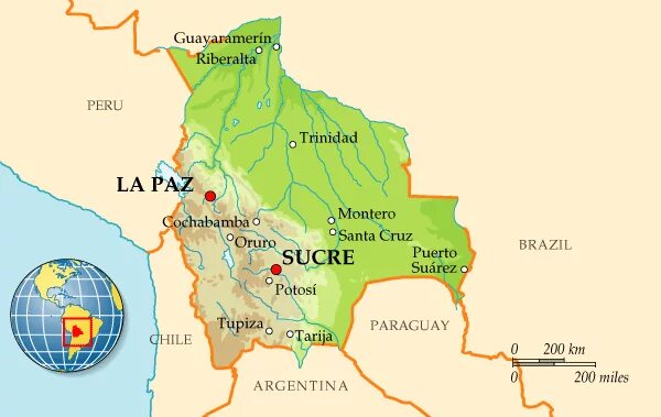 Столица Боливии на карте. Ла-пас Боливия на карте Южной Америки. Столица Боливии на карте Южной Америки. Карта боливии показать