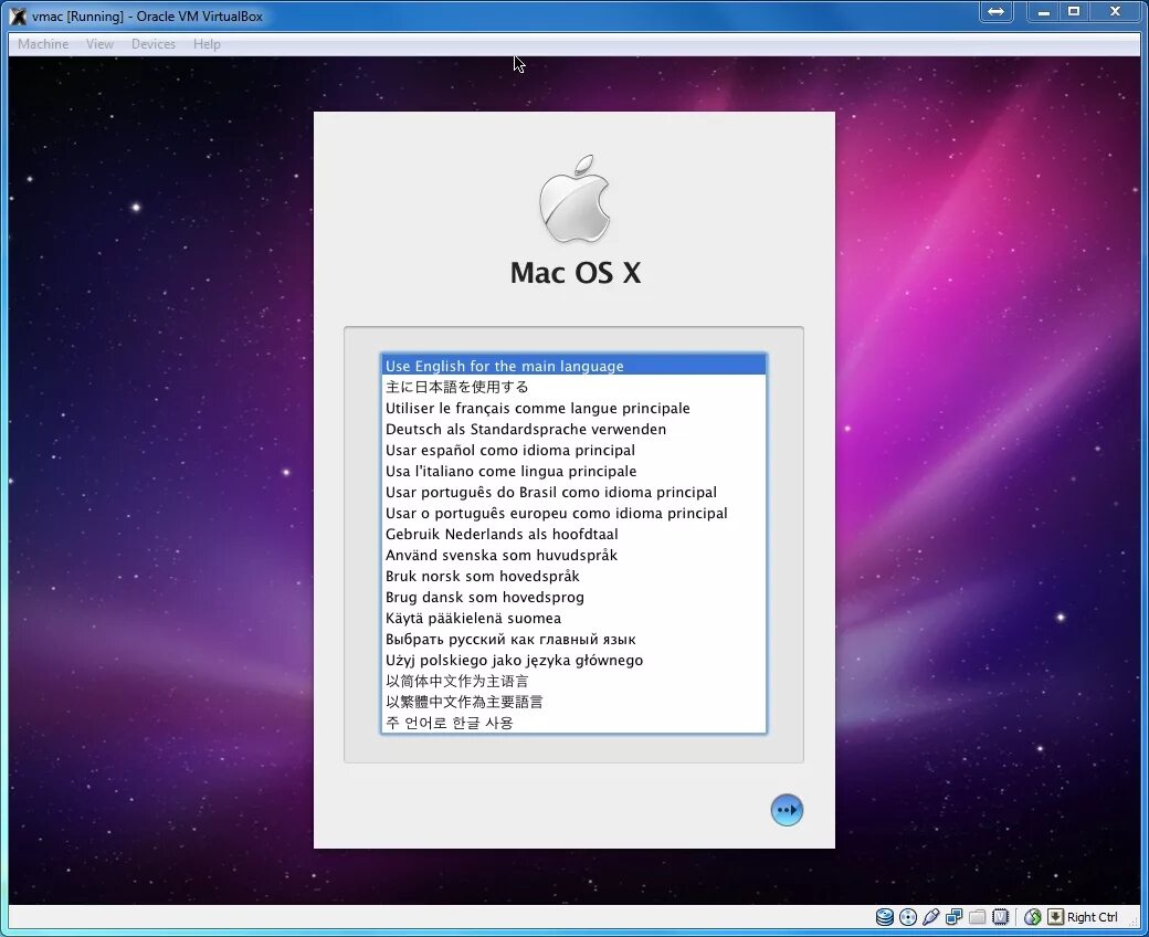 Os x install