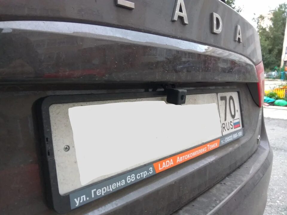 Как заменить камеру заднего вида веста Установка камеры заднего вида Lada Vesta SW Cross, 1,6 л, 2020 года электроник
