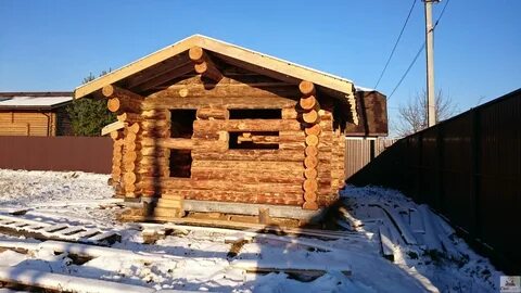 Сруб бани