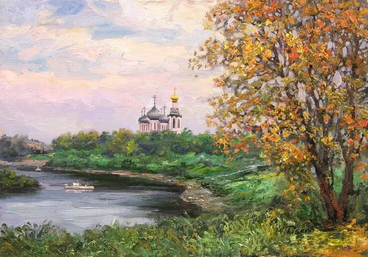 Чудесная картина Валентина Едемского "Вологда" Вологда.рф