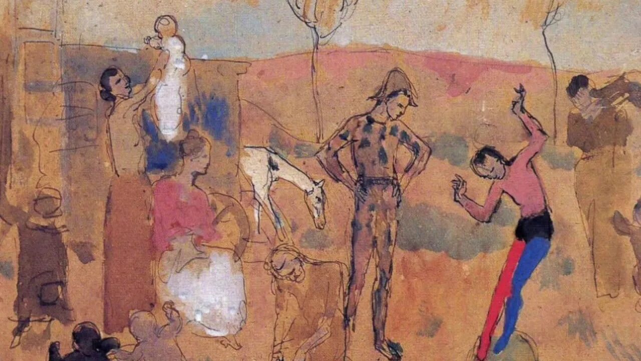 Пабло пикассо семья акробатов. Пабло пикассо розовый период. Пабло пикассо розовый период картины. Пабло пикассо циркачи. Пикассо розовый период картины.