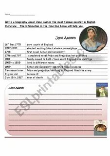 Biography of a writer 5 grade