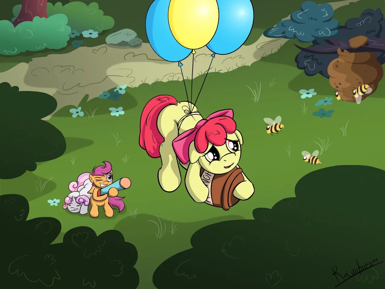 Pony 2d. Пони Эппл Блум. Scootaloo Apple Bloom. МЛП Скуталу. МЛП Эппл Блум.