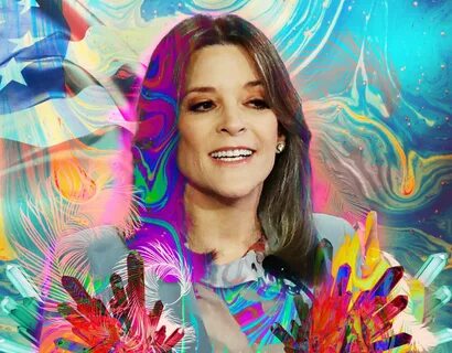 Marianne Williamson psychedelic dream girl. 