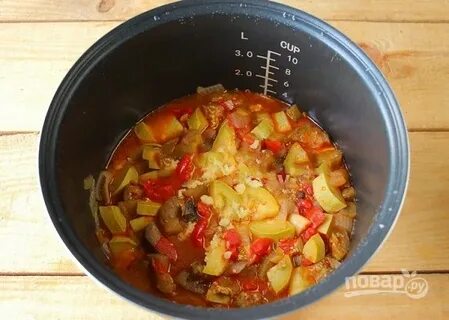Баклажаны с мясом в мультиварке