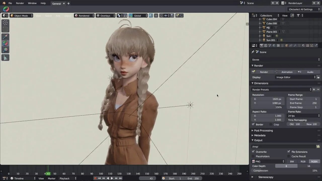 Rendered mode