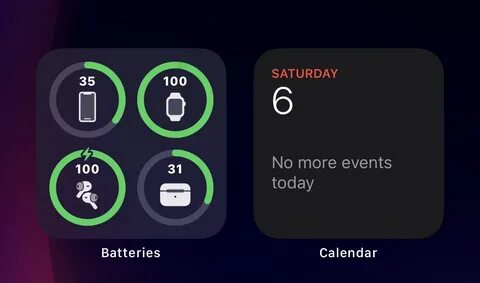 Батарея ios