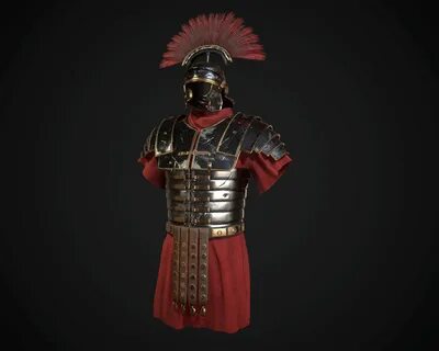 Roman armor lorica segmentata mid poly it have the texture 2k size 2 uv set...