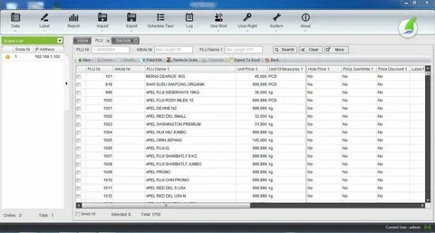 Select total