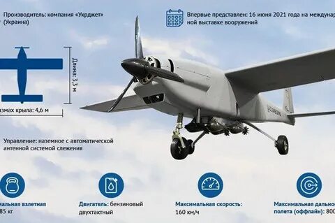 Украинские дроны самолетного типа