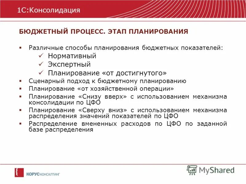 Консолидированные примеры. Консолидированные примеры