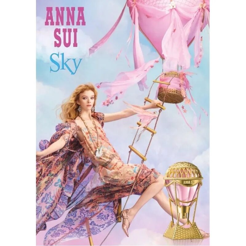 Anna sui sky. Туалетная вода Anna sui Sky. Sky Anna sui + косметичка.