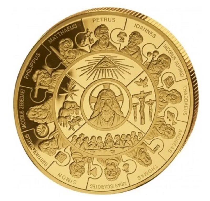 12 Апостолов монета Либерия. Монета-пазл с 12 апостолами (Либерия). 12 Апостолов Золотая монета. Золотые монеты Либерии. 1 12 долларов