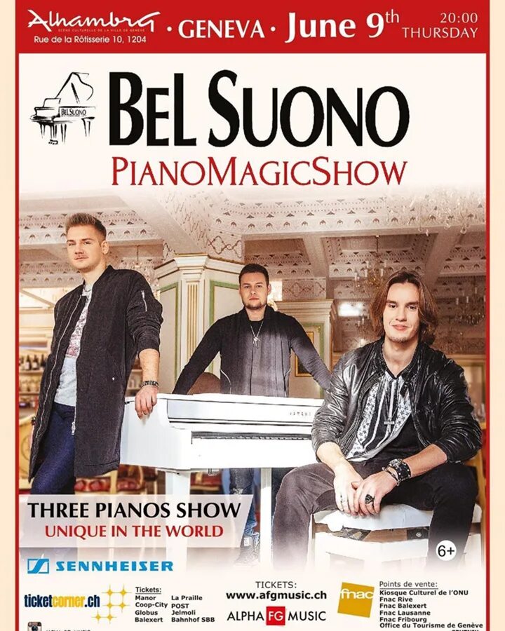 Del suono. Bel suono концерт. шоу трех роялей. bel suono афиша 2025. шоу три рояля афиша в москве.