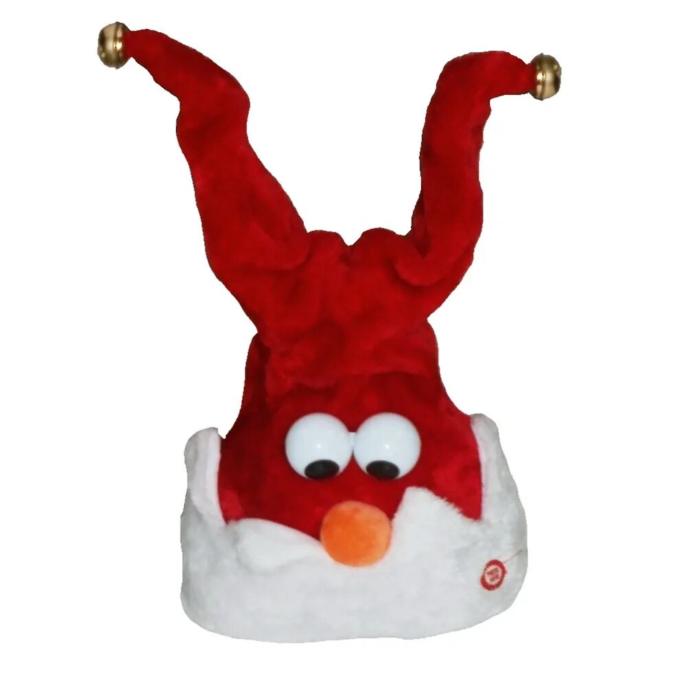 Поющая шапка деда мороза. Поющая шапка санты. Колпак деда мороза. Смешные новогодние шапки. Танцующая шапка.