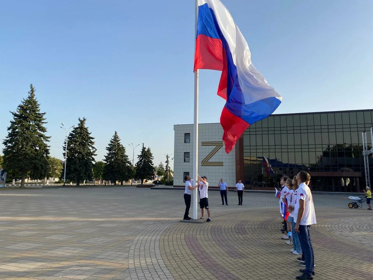 Каневская александровская. Каневская Краснодарский край. День России в Каневской. День российского флага в 2022. России станица Каневская.