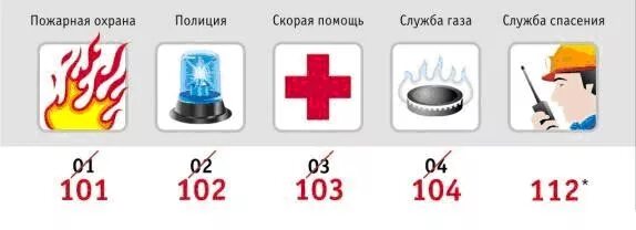 Позвонить в скорую 103