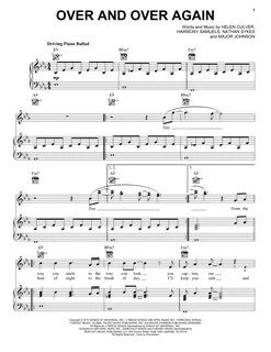 Over And Over Again Sheet Music Direct.