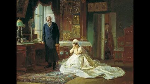Картина журавлева перед венцом