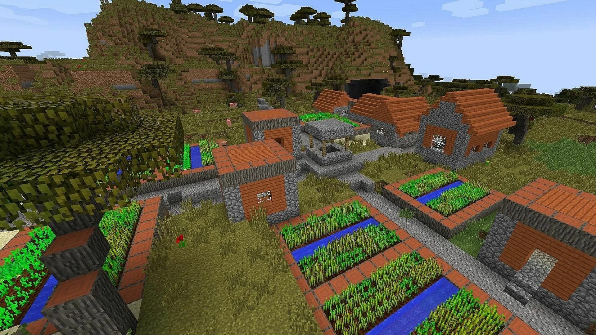 Minicraft village. Деревня майнкрафт 1.12.2. Мод mo Villages 1.12.2. Майнкрафт деревня 1. Деревня жителей 1 12.