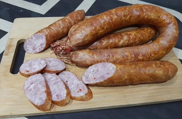 Емколбаски копчение
