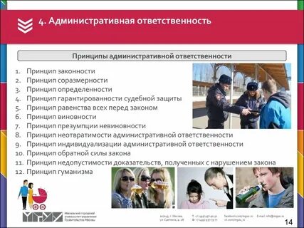 Принцип языка лицо привлекаемое к административной ответственности