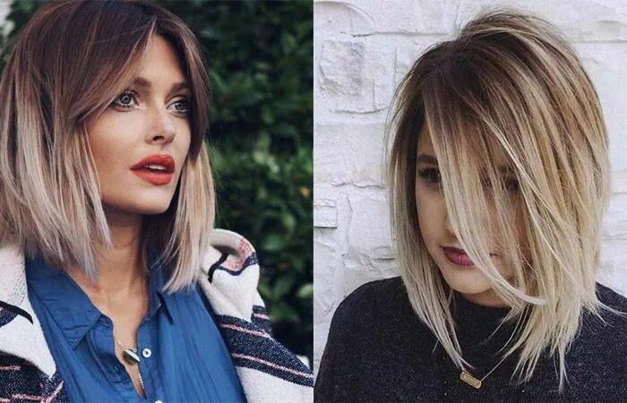 Рваная каре без челки фото Taglio corto dietro e lungo davanti, capelli di colore nero, acconciatura con ri