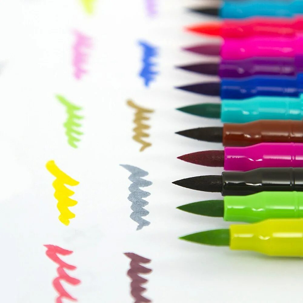 Фломастеры Dual Tip. Fineliner Color Pen 0.4mm 24 Color. Маркеры Brush Pen. Маркеры Brush Tip.
