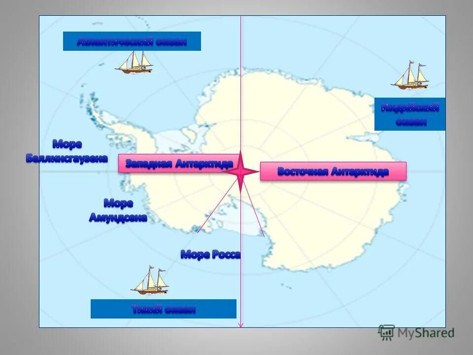 Тихий океан полярные круги. Западная и Восточная Антарктида. Океаны Атлантический индийский и тихий на карте Антарктиды. Южный Полярный круг на карте Антарктиды. Как открывали Антарктиду Амундсен и Скотт на карте.