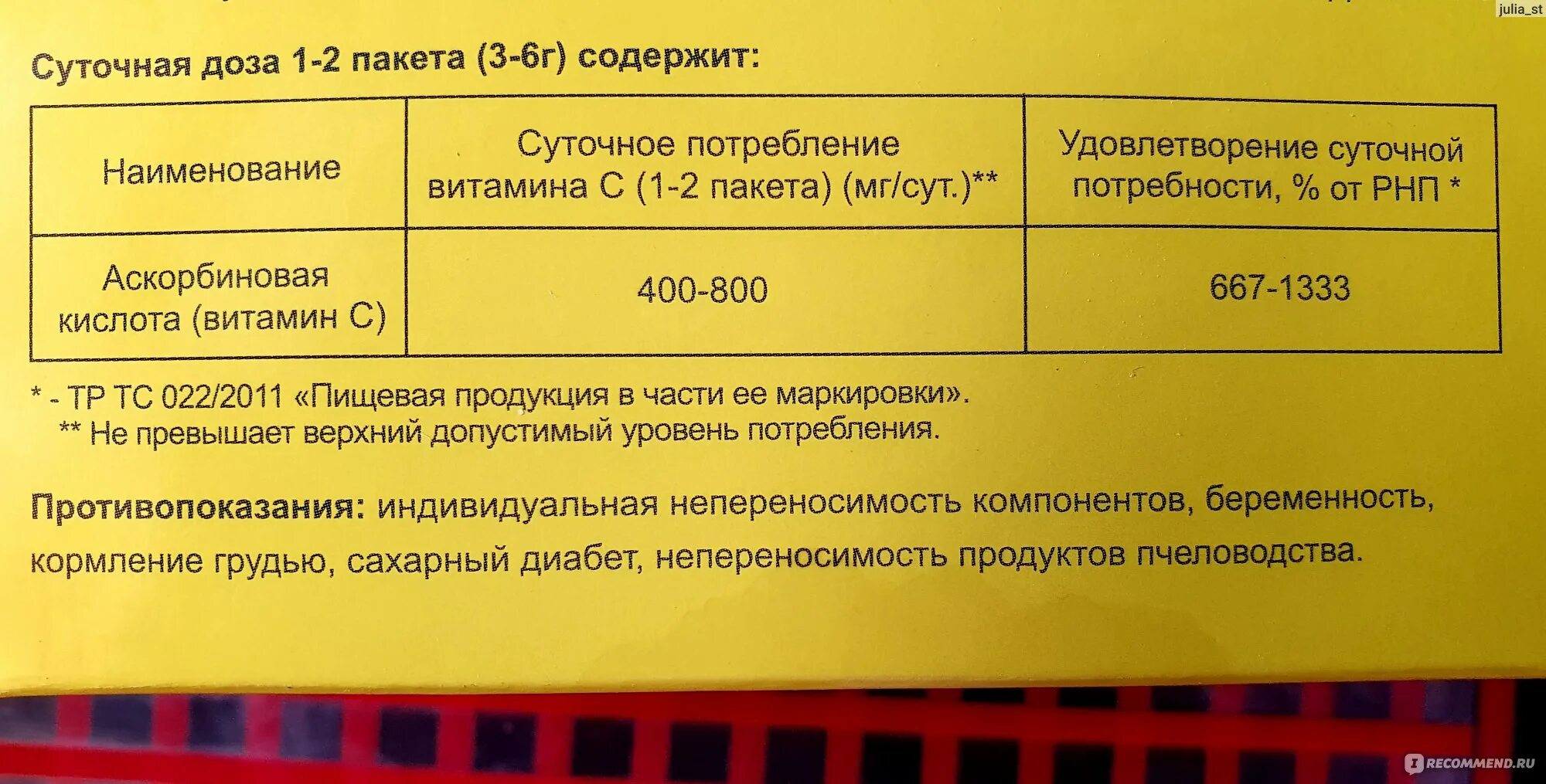 Витамин с при простуде ударная. Аскорбиновая кислота мед липа лимон.