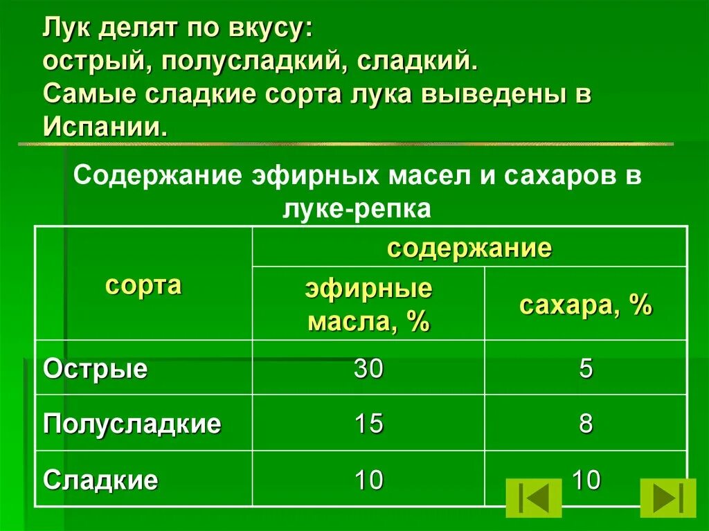 Сколько грамм сахара в луке